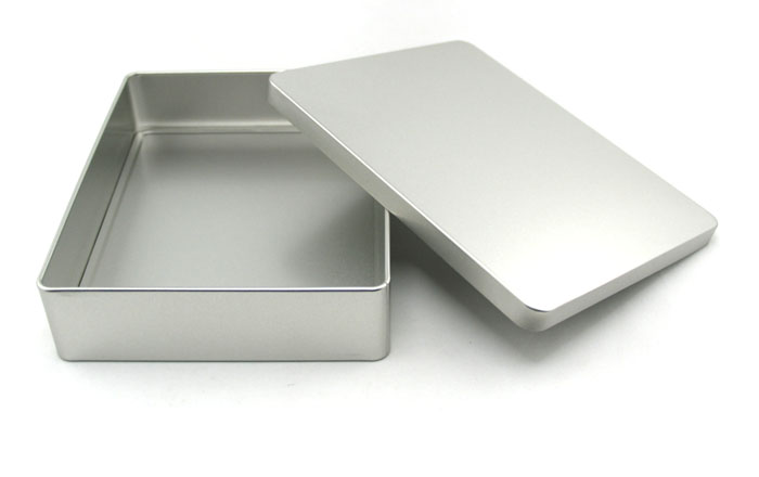 Rectangular custom cookie tin case